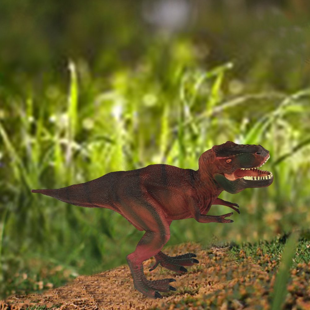 Tiranosaurio Rex Juguete T Rex Figura de Dinosaurio Súper Realista Juguetes TPR Resistente Moldes Dinosaurios de Juguete Figura y Regalo Colección para Niños