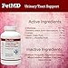 Pet MD - Urinary Tract Support for Dogs and Cats - Cranberry Pills Supplement with DMannose for Urinary Tract Infection and Bladder Relief- 75 Chewable Tablets