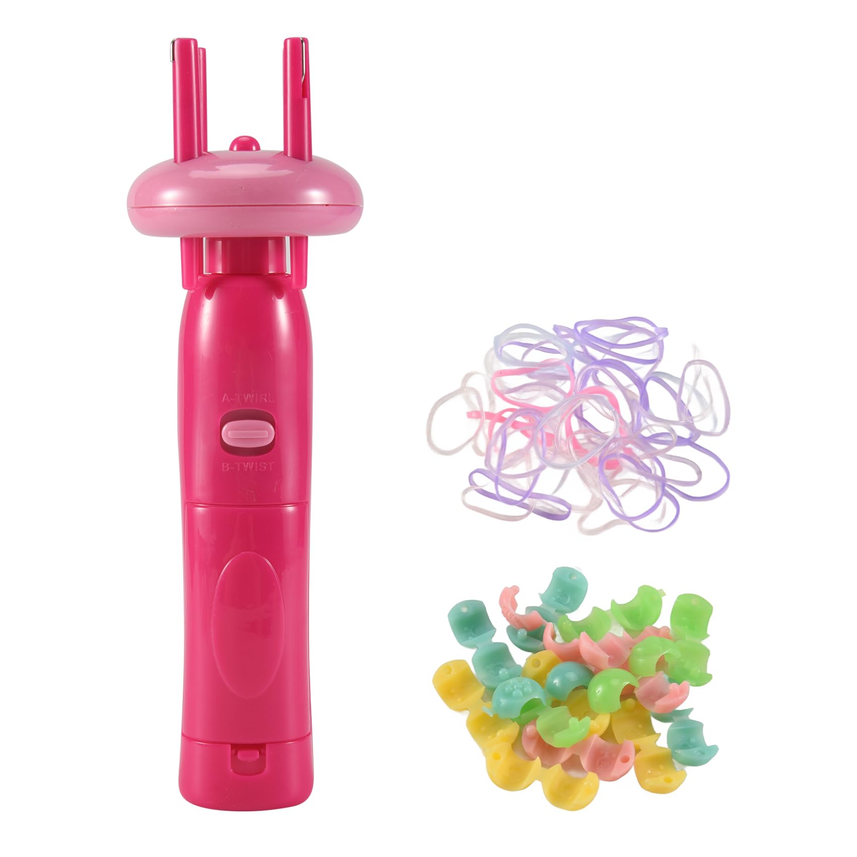 Folceretsc Women Portable Electric Automatic Diy Hairstyle Tool Braid Machine Hair Weave Roller Twist Braider Device Kit