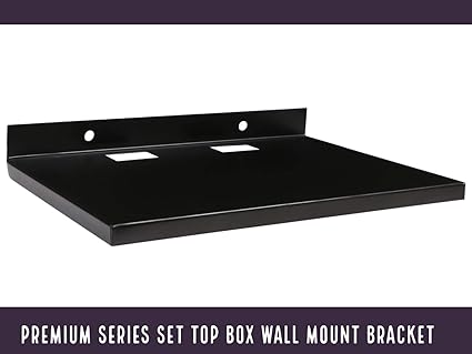 Maxicom Set-Top Box Wall Mount Stand/Shelf (Metal - M445)