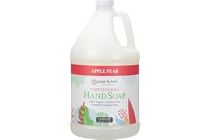 Ginger Lily Farms Botanicals All-Purpose Liquid Hand Soap Refill, 100% Vegan & Cruelty-Free, Apple Pear Scent, 1 Gallon (128 fl. oz.)