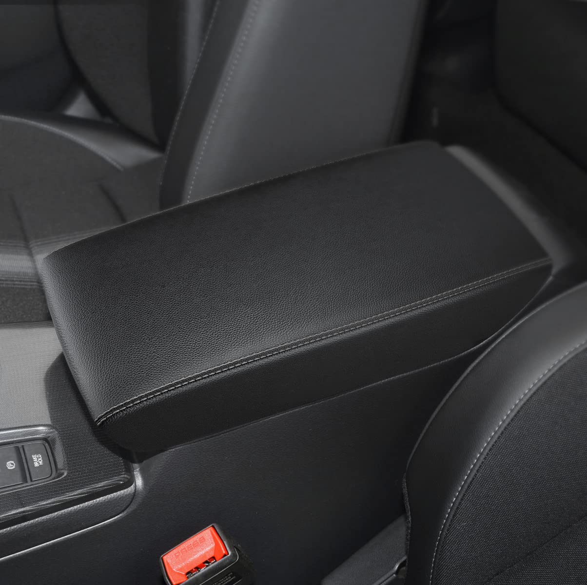 Photo 1 of INTGET Center Console Cover for 2025 2026 Honda Civic Accessories 2022 2023 2024 Leather Interior 11th gen Civic Sport Hatchback Car Arm Rest Armrest Cover Lid Protector Seat Elbow (Gray Stitches)