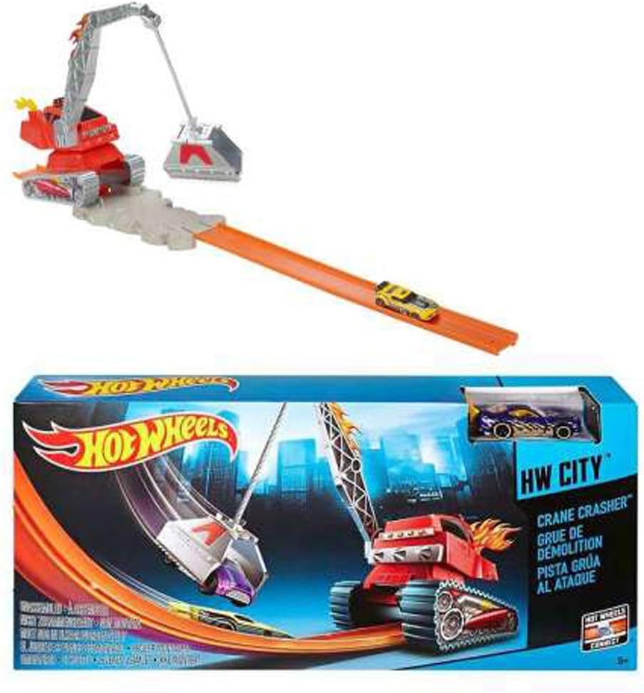 hot wheels crane crasher