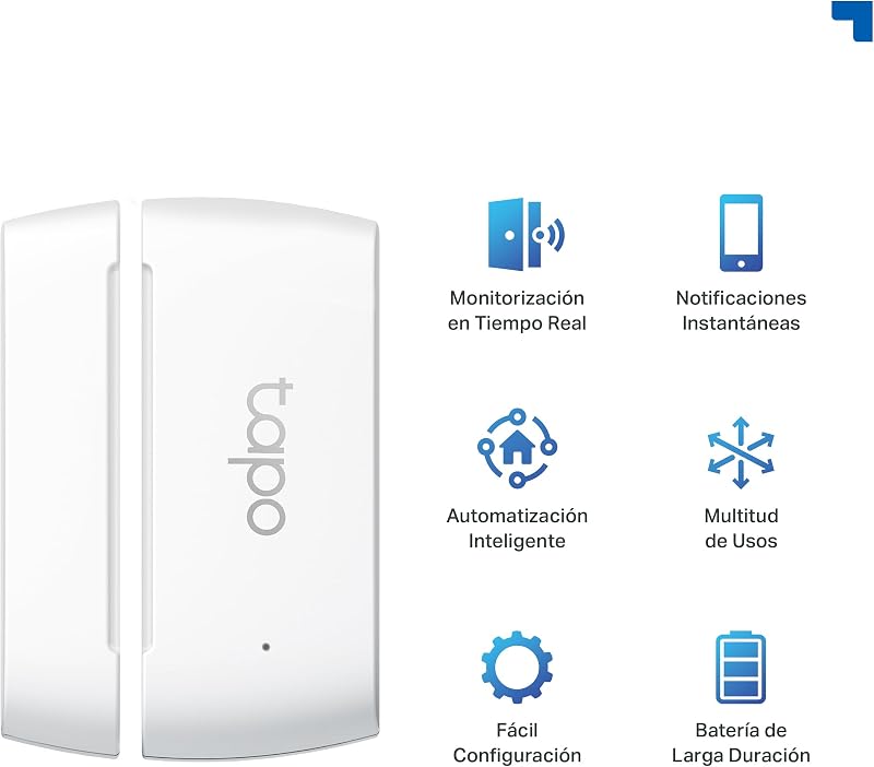 T110 - Sensor Inteligente de Contacto para Puertas y Ventanas, App