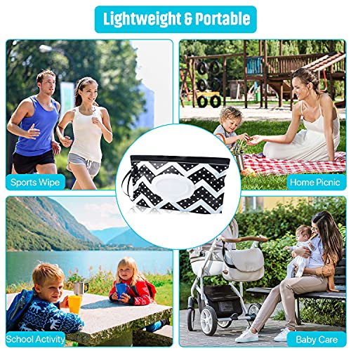 Diaper Wipes Dispenser Baby Wipe Holder, Refillable Wet Wipe Container