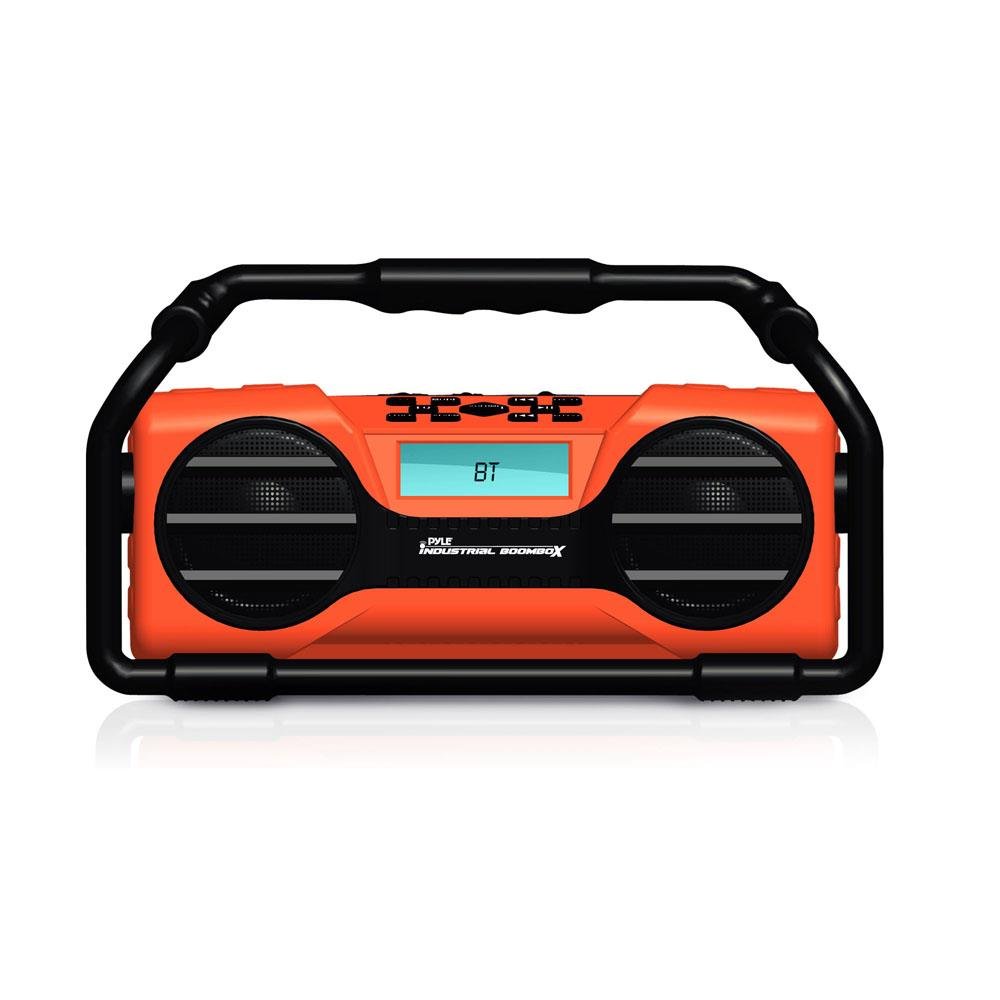 Pyle Industrial BoomBoX Bluetooth Stereo Speaker, Rugged Water