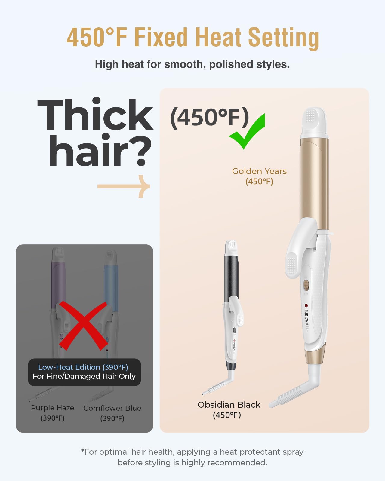 Europe Travel Curling Iron Mini: Dual Voltage Curling Iron for Traveling - Mini Travel Curling Irons 1 Inch with US Plug,Gold 450℉ for Thick/Coarse Short Hair