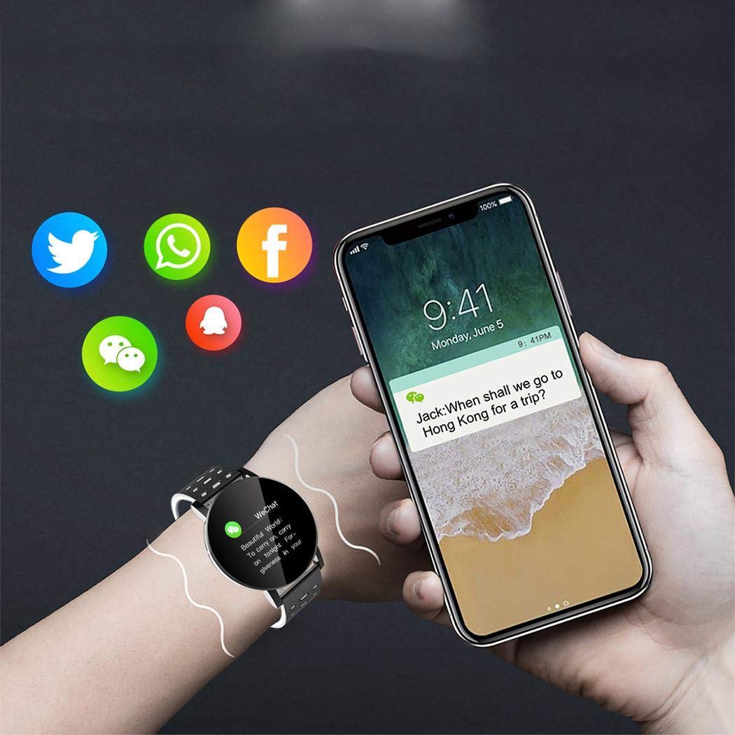 pairris Pantalla táctil Smart Watch Sports IP67 Impermeable Monitor de sueño de Ritmo cardíaco Smartwatches