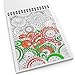 ARTEZA Adult Spiral Bound Coloring Book, 48 Pages, Perfect for Stress Relief