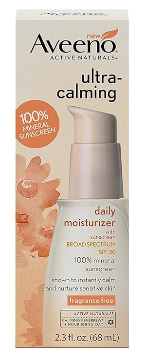 aveeno sensitive face moisturizer