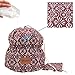 Waterproof Travel Bag Makeup bag Cosmetic Bag Travel Kit Organizer, lightweight Casper & Coal Travel Bucket Cosmetic Bag case, Multifunctional cylinder toiletry bag(red)