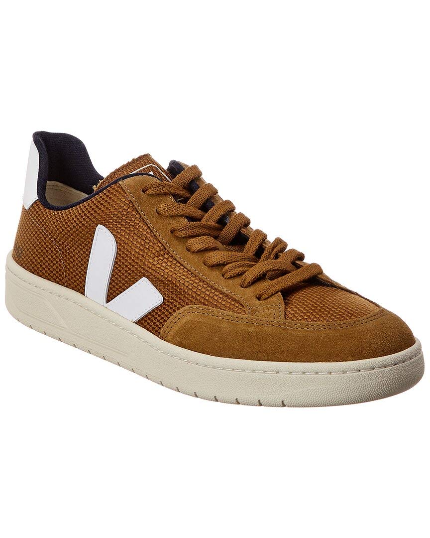 Veja V-12 Trainers Men Camel/White Low Top Trainers Shoes