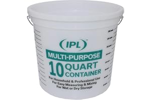 Leaktite 10Q12NM0012 10 Qt Multi-Purpose Pail W/Reinforced Rim, 10Qt