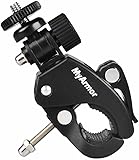 MyArmor Universial Quick Release Pipe Clamp Mounts with 1/4 Threaded Head for Cameras, Music Stands, Microphone Stands, Motorcycles, Bikes, Any Pipe or Bar whose Diameter between 17-35MM
