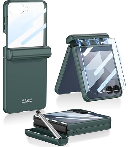 Amazon.com: NINKI for Samsung Galaxy Z Flip 6 Case with S Pen