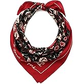Kate Spade Women's Pretty Paisley Silk Bandana, Stylish & Light Fashion Accessory, Everyday Styling