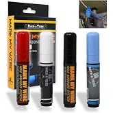Rack-A-Tiers Mark My Wire - 4 Pack (Black, Blue, Red &amp; White - 1 Each), Wire Marker, Wire Phase Marker, Electrical Marker (52484)