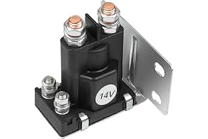 HNEEKYR 14V Golf Cart Solenoid Compatible with EZGO TXT Gas Golf Cart 1994-Up 4 Terminal Solenoid Replace 27153G01, 612813