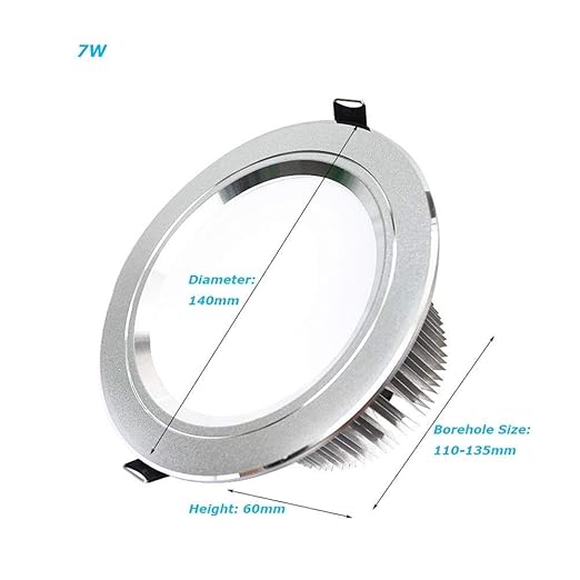 Yaione Moderno Oficina Simple LED Empotrable Downlight Interior ...