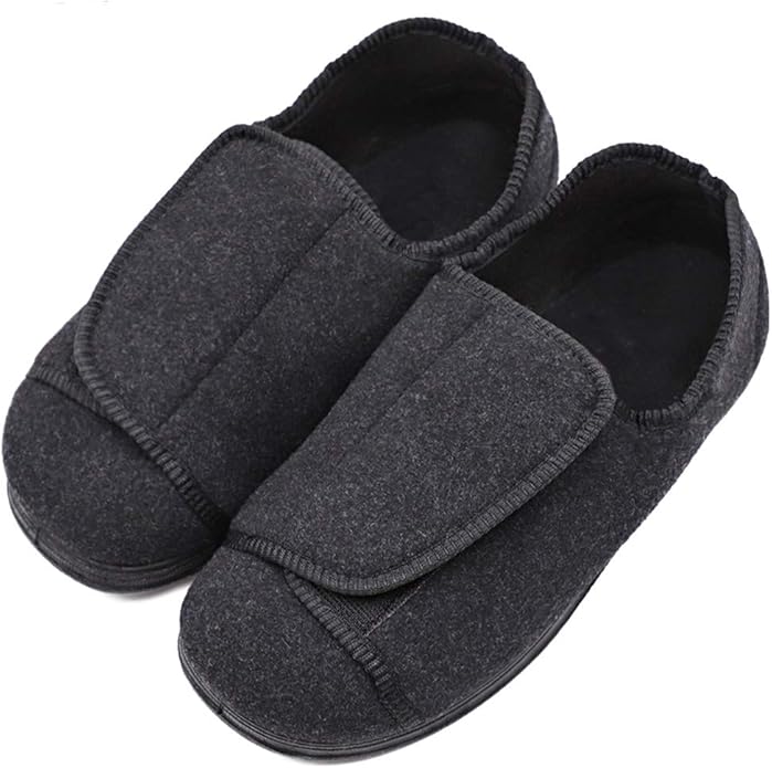 MEJORMEN Womens Diabetic Edema Slippers with Adjustable