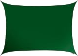 Kookaburra Green Rectangle Garden Sun Shade Sail Canopy 4m x 3m 98% UV Block view 6