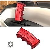 Canitu Red Pistol Grip Shift Knob, CNC 6061 Aluminum Gear Shifter Handle Manual &amp; Automatic Transmission Replacement Car Interior Shift Lever Grip for Can-Am Outlander &amp; for Renegade