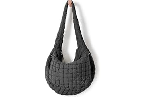 ODODOS Quilted Carryall Tote Bag for Women Crossbody Large Hobo Lightweight Padding Shoulder Bag