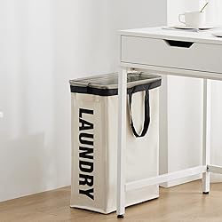 Slim Laundry Hamper with Removable Inner Bag and