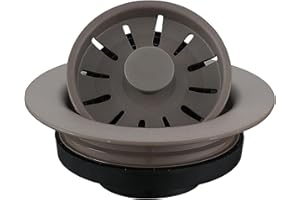 Karran QDFCN Decorative Disposal Flange in Concrete, Fits 3.5 Inc Standard Sink Drain Hole