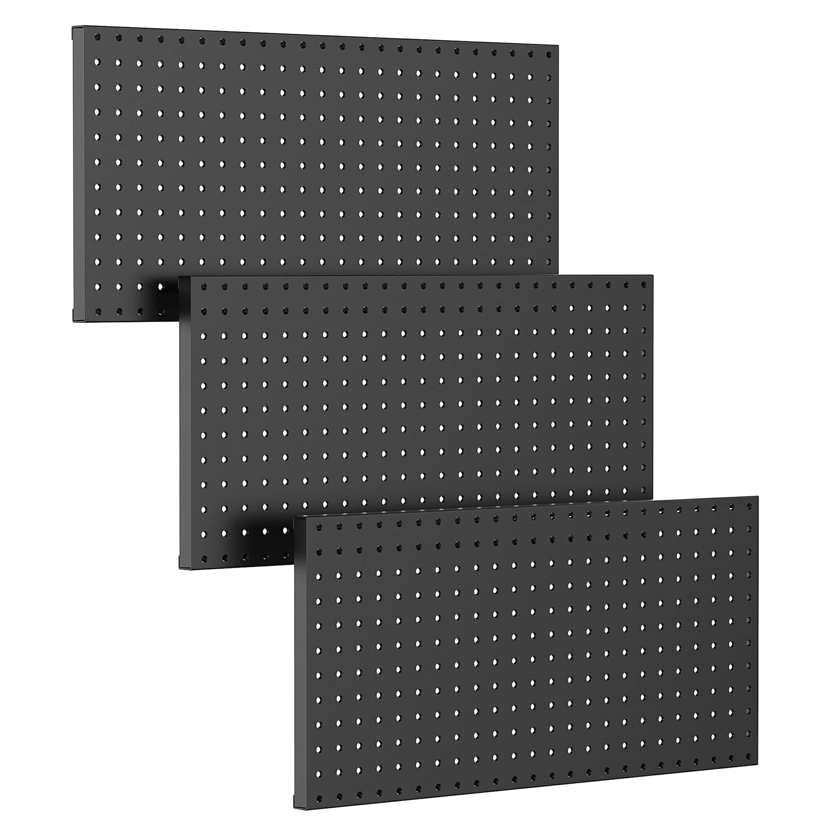 TORACK 3 pcs Metal Pegboard Panels for Wall Garage