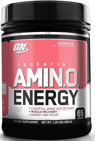 OPTIMUM NUTRITION ESSENTIAL AMINO ENERGY WITH GREEN TEA AND GREEN COFFEE EXTRACT, FLAVOR: WATERMELON, 65 SERVINGS