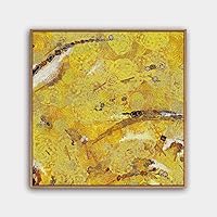Framed Canvas Wall Art Abstract Canvas Prints Home Artwork Decoration for Living Room,Bedroom - 16x16 inches