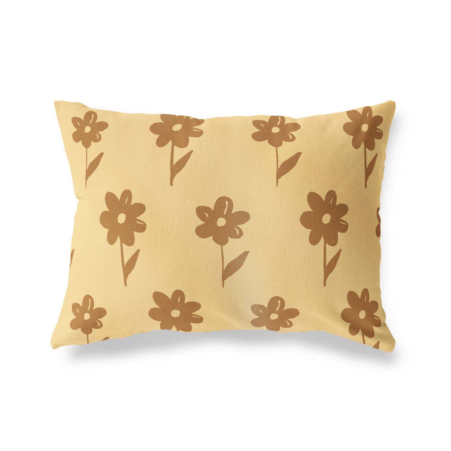 BonaMaison Decorative Cushion Cover, Brown Tones Throw Pillow Covers, Home Decorative Pillowcases for Livingroom, Sofa, Bedroom, Size: 45X60 Cm - Designed and Manufactured in Turkey