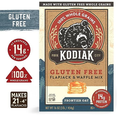 Kodiak Cakes Frontier Oat Gluten Free Protein Pancake and Waffle Mix