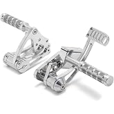 TOFR Polished Forward Controls for Harley 1984-1999 Softail | Compatible with Standard Custom Fat Boy Heritage Springer Night Train Bad Boy FLSTF FLST FXST