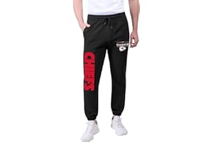 Ultra Game Men's NFL Official Super Soft Game Day Jogger Sweatpants