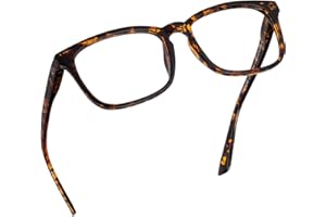 Readerest Blue Light Blocking Reading Glasses (Tortoise, 0.00 Magnification) Computer Eyeglasses With Thin Reflective Lens, Antiglare, Eye Strain, UV Protection, Stylish For Men And Women