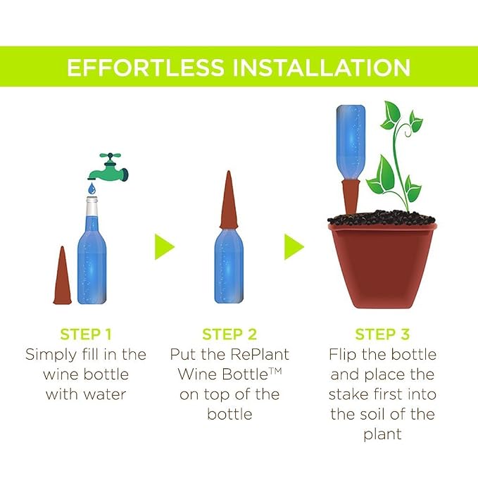 GO botella juego – 4 juegos de 4 piezas planta Waterer picos ...