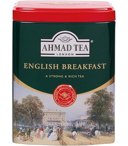 Amazon.com : Ahmad English Tea No.1 in Tin 7oz/200g : Black Teas