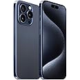 RokCokDok A15promax Unlocked 5G Phone 2024 Android 13 Cell Phones with 6.8" FHD Screen Smartphones Dual SIM|Face ID|48MP+108MP|Snapdragon 8cen2|8GB+256GB|6800 mAh(Blue)