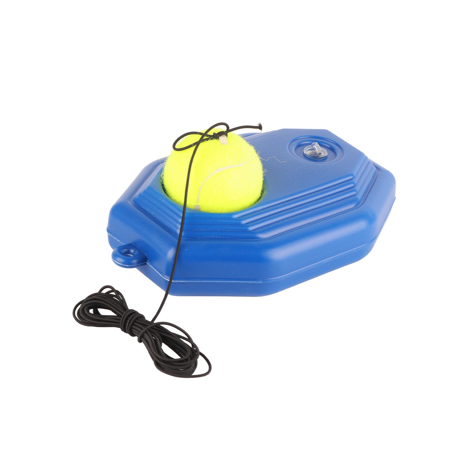 Tennis Ball Back Base Trainer Set With Rubber Elastic Rope For Single Person Practice, Tennis Trainer Rebound Ball, 0
