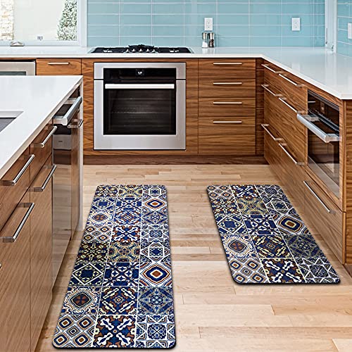 Lidimei Kitchen Mats and Rugs,Anti Fatigue Comfort Mats Non Slip Thick