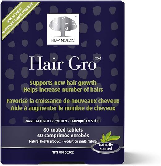 New Nordic Hair Gro, 60 Tablets Hair 