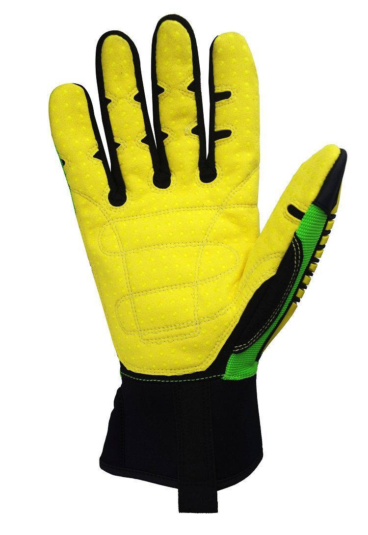 Seibertron HIGH-VIS SDXC5 Mechanics Cut5 Impact Cut Puncture Resistant Gloves Oil and Gas/Oilfield Safety Gloves XS - Image 4