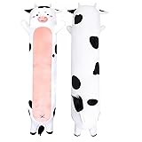 Cuddle Paws Cow Print Plush Body Pillow for Kids