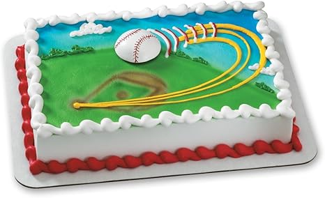 Amazon Com Decopac Extreme Baseball Magnet Decoset Cake Topper