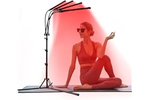 SHYINEYOU Shomterade Red Light Therapy for Body with Tripod, 180LEDs Upgrated 3-in-1 Chip Infrared Light Therapy Device, 660nm ＆ 850nm Deep Red Light Lamp for Face, Neck, Back