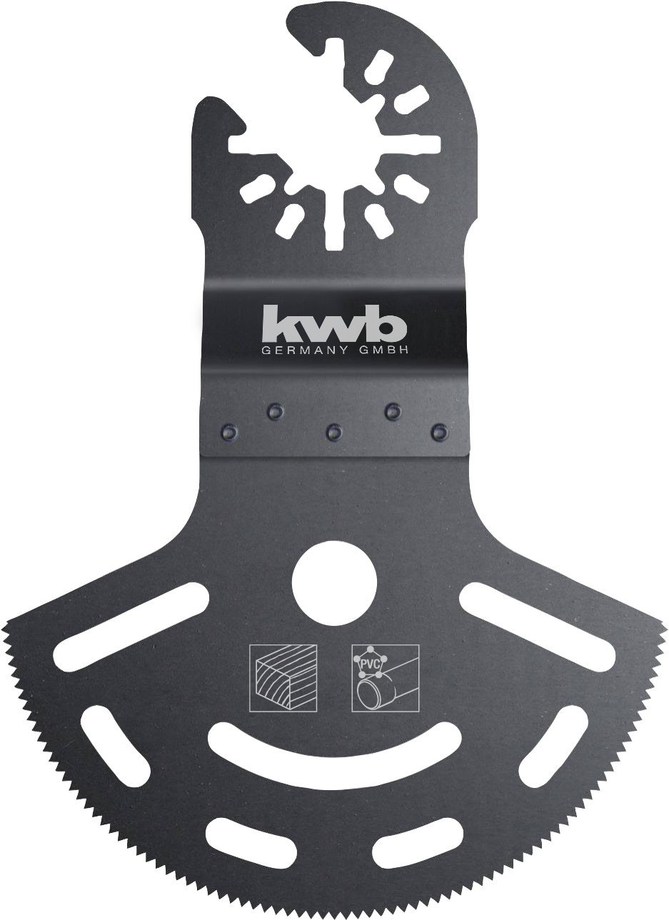 kwb AKKU-TOP CV deep Cut Plunge Saw Blade - Multitool Saw Blade, Ø 87 mm, for All Standard Machines