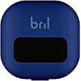 Bril UV-C Toothbrush Sanitizer, Portable Cleaner, Travel Cover, Magnetic Holder, and Rechargeable Case for Any Size Toothbrush, Navy