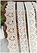 RayLineDo 16 Meters Assorted Vintage Style Lace Ribbon Trim Bridal Wedding Scalloped Edge Crochet Lace DIY Sewing Accessory Collection B